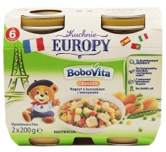 Obiadek bobovita ragout z kurczakiem i warzywami 2x200g 
