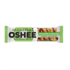 Baton zbożowy Oshee Bar wholenut pistachio dark chocolate 