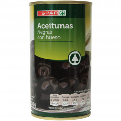 Spar oliwki czarne z pestką 