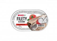 Filety śledziowe Spar w sosie pomidorowym 170 g 