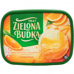 Lody zielona budka słoneczna pomarańcza 