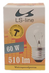 Żarówka kulista e27 60w 