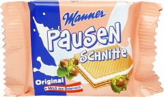 Wafelki z nadzieniem orzechowo-mlecznym pasuenschnitte 