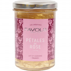 Produkt owocowy Favols z płatków róży 