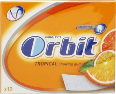 Guma Orbit Tropical Fruit 12 lisków 
