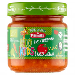 Pasta primavika bio kids warzywna z kaszą jaglaną 160g 