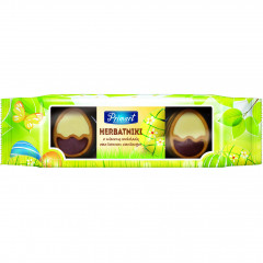 Herbatniki Primart z mleczną czekoladą i kremem waniliowym 