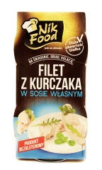 Pierś z kurczaka w sosie własnym NikFood