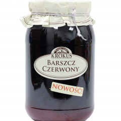 Zupa krokus barszcz czerwony 850g słoik 