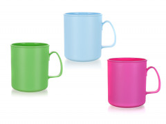 Kubek plastikowy 300ml mix 
