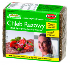 Chleb razowy pełnoziarnisty 250 g