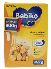 Bebiko 1 Mleko początkowe dla niemowląt od urodzenia 800 g (2 x 400 g)