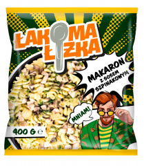 Danie łakoma łyżka makaron z sosem szpinakowycm 400g 