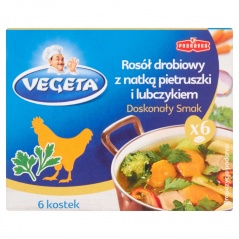 Rosół drobiowy z natką pietruszki i lubczykiem 