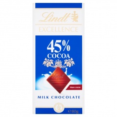 Lindt EXCELLENCE Supermilk 45% 80g