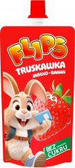Mus Flips b/c 100% truskawka banan jabłko 100g 