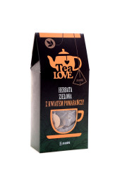 Herbata ekspresowa tea love zielona z kwiatem pomarańczy 15tx2g 