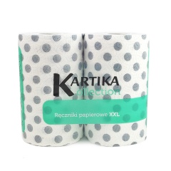 KARTIKA SILVER Ręcznik papierowy 2 rolki 3-warstwowy