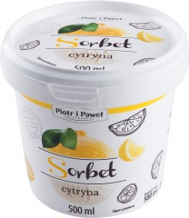 Lody sorbet cytrynowy 