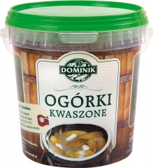 Ogórki kiszone wiaderko Dominik