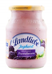 Jogurt z jeżynami słoik 