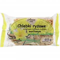 Chlebki Ania ryżowe w syropie ryżowym smak waniliowy 