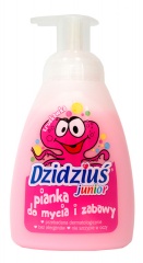 Pianka do mycia dzidziuś hipoalergiczna o zapachu truskawki 