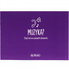 Zeszyt Herlitz  przed. Muzyka A5 16k nuty
