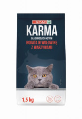Spar karma dla kota sucha bogata w wołowinę z warzywami 1,5kg 