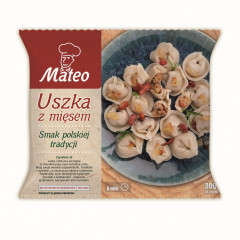 Uszka Mateo mrożone z mięsem 300g 