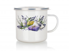 Kubek emaliowany lavender 700ml 