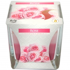 Świeca zapach róża 