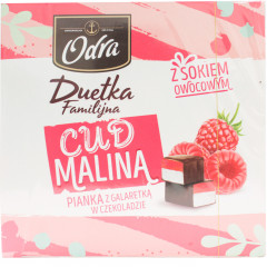 ODRA Duetka familijna o smaku malinowym 380g