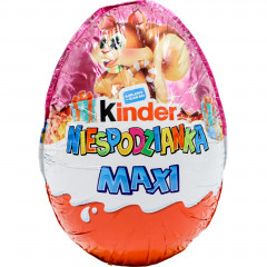 Kinder Niespodzianka Maxi Pusta figurka z mlecznej czekolady z niespodzianką 100 g