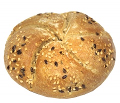 Bułka kajzerka wieloziarnista. 