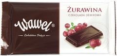 Czekolada Wawel deserowa żurawina 