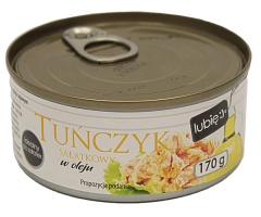 Tuńczyk rozdrobniony w oleju - Lubię:) 