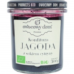 Konfitura jagoda z sokiem cytryny bio 