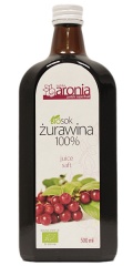 Sok 100 % żurawinowy bio 