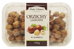 Orzechy laskowe w karmelu 