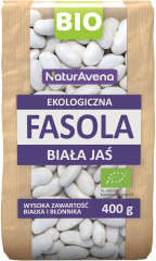 Fasola naturavena biała jaś ekologiczna 