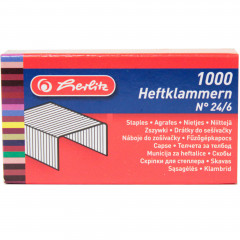 Zszywki 1000 sztuk Herlitz rozmiar 24x6