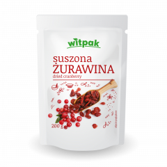Żurawina Witpak suszona 200g 