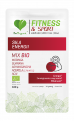 Przedtreningówka Beorganic fitness&sport siła energii mix Bio 
