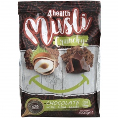 Crunchy czekolada z orzechem i nasiona chia 