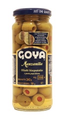 Goya Oliwki zielone z pastą paprykową 358 ml