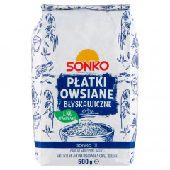 Płatki owsiane błyskawiczne extra 500 g. Sonko
