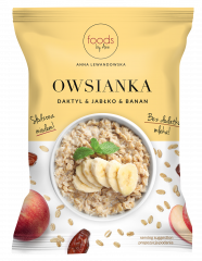 Owsianka daktyl, jabłko, banan 