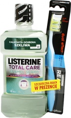 Listerine płyn do płukania ust 500ml + szczoteczka 