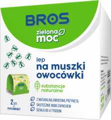 BROS - Zielona Moc lep na muszki owocówki 2 szt.